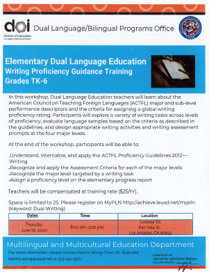 Writing Proficiency Writing Proficiency